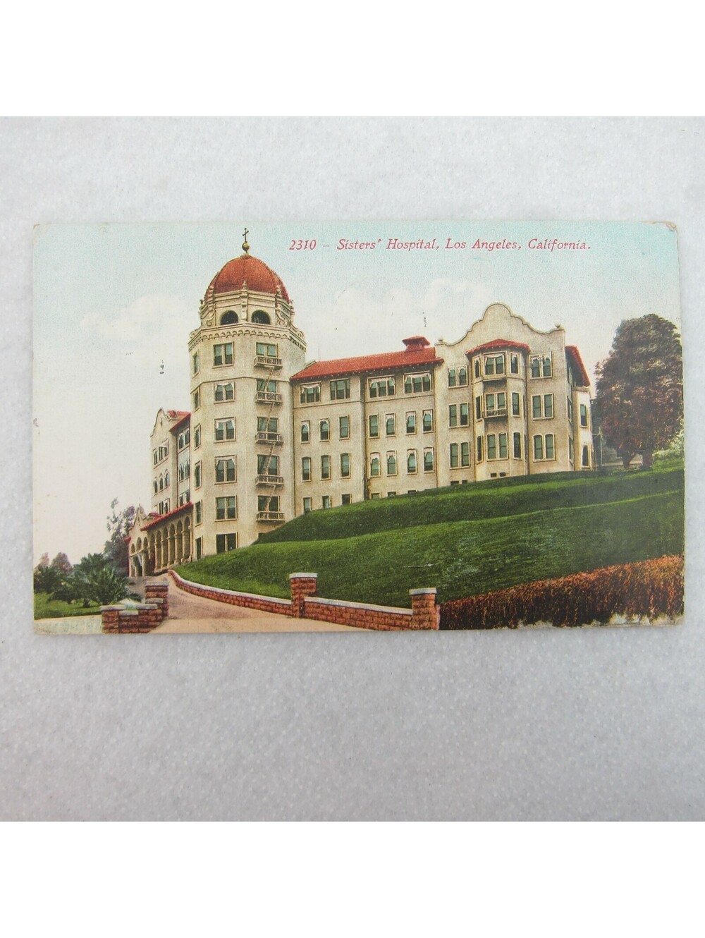 1915 San Francisco Worlds Fair Panama Pacific Expo Postcard Sisters Hospital LA